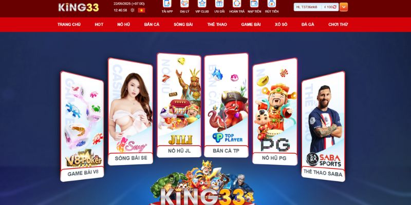 Tất cả những game hot tại KING33 luôn được cập nhật 24/24