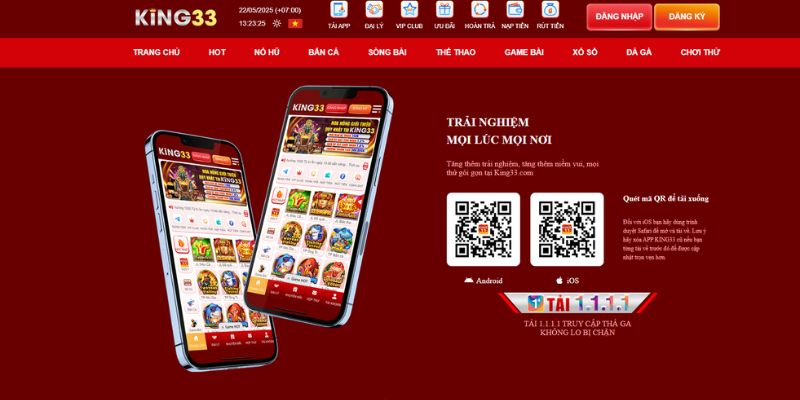 KING33 hỗ trợ cài đặt và sử dụng đa nền tảng.